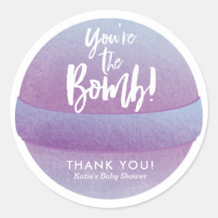 Bath Bomb Stickers Shower Favour Stickers