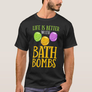 Bath Bombs Making Bathing Bomb Bubble Lavender T-Shirt