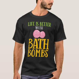 Bath Bombs Making Bathing Bomb Bubble Lavender T-Shirt