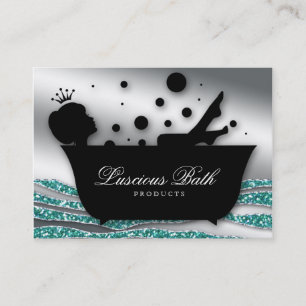 Bath Business Card Nail Salon Bubbles Pedicure