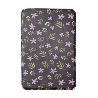 Bath Carpet Violets and Wild Flowers Bath Mat
