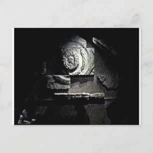 Bath England 1986 Roman Sun God snap-13584 jGibney Postcard