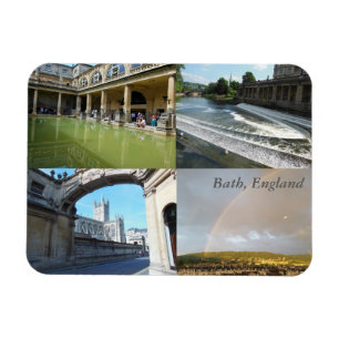 Bath, England 4-panel Magnet