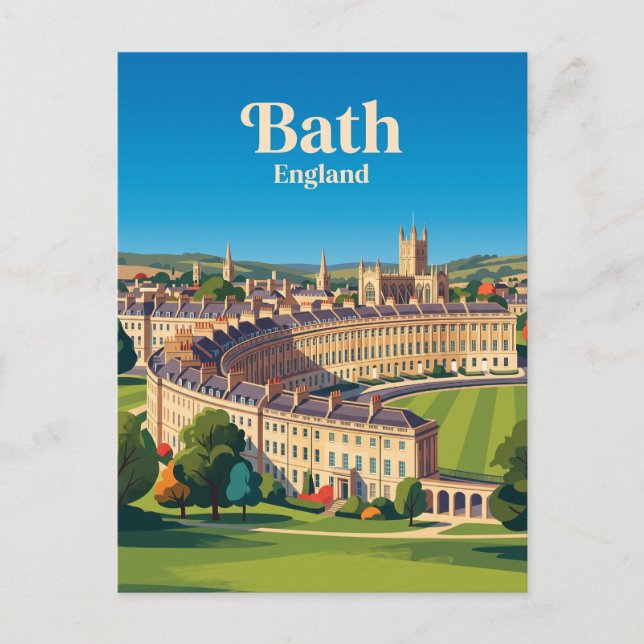Bath, England Postcard (Front)