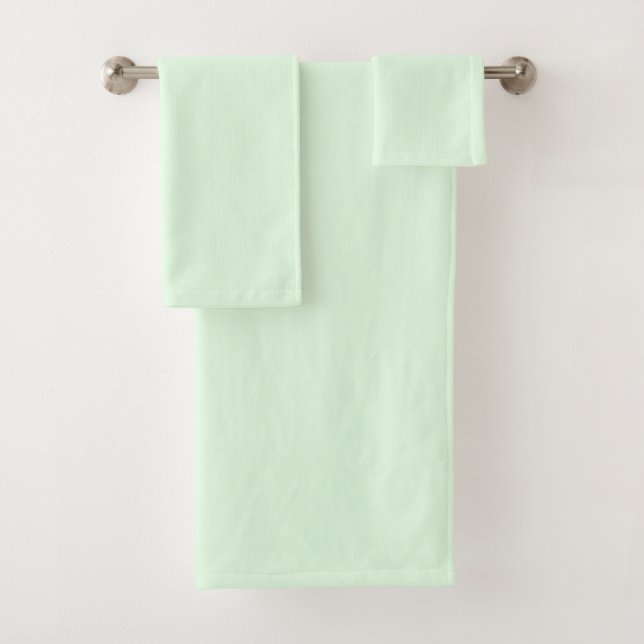 Bath Linen Pale Green  Bath Towel Set (Insitu)