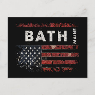 Bath Maine Postcard