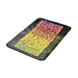 Bath mat autumn leaves forest nature