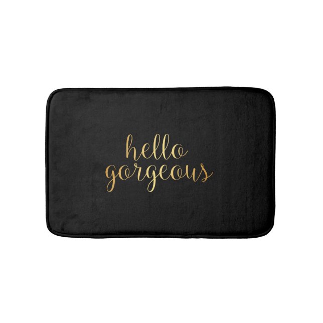 Bath Mat - hello gorgeous (Front)