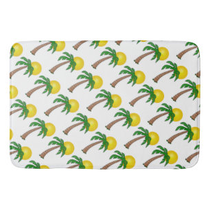Bath Mat/Palm Trees and Sun Mat