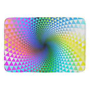 Bath Mat/Rainbow Abstract Mat