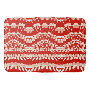 Bath Mat, Red colour modern classic design  Bath Bath Mat