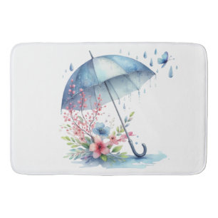 Bath Mat-Spring- Umbrella Bathroom Set Mat