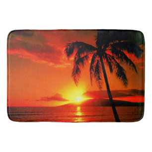 Bath Mat/Tropical Sunset Bath Mat