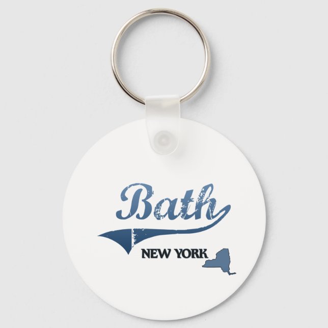 Bath New York City Classic Key Ring (Front)