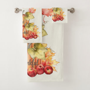 Bath Off White Be Thankful, Blessed Bath Towel Set