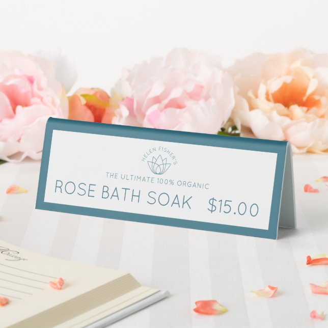 Bath soak salt beauty product price label (In SItu (Wedding))