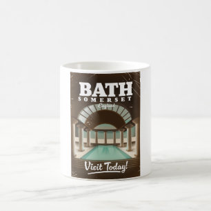 Bath Somerset England travel poster Coffee Mug