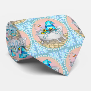 Bath Time Gnome Tie