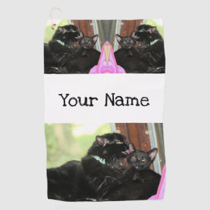 Bath time golf towel