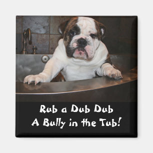 Bath Time mug Magnet