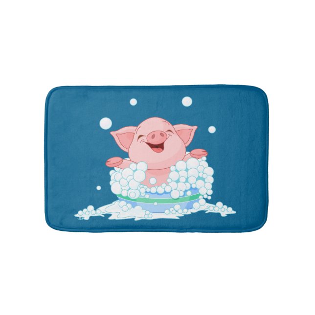 Bath Time Pig Bath Mat (Front)