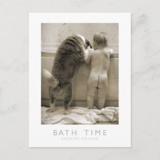 Bath Time Postcard