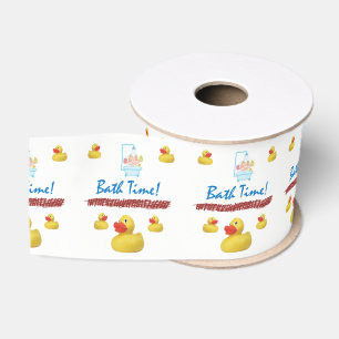 bath time ribbon grosgrain ribbon