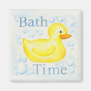 Bath Time Rubber Ducky magnet