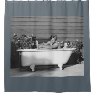 Bath Time Shower Curtain