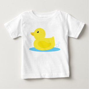 Bath Time Yellow Duck Baby T-Shirt