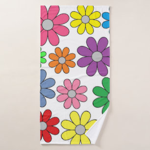 Bath Towel - Crazy Daisies!
