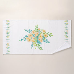 Bath towel "Flowers of the countryside"