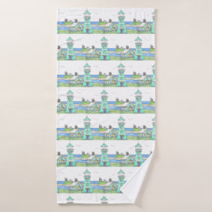 Bath Towel; Lighthouse 5 Towel