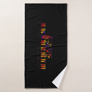 Bath Towel "Music"