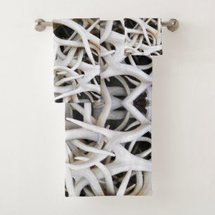 Bath Towel Set - Elk Antlers