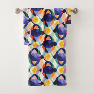 Bath Towel Set - Modern Abstract