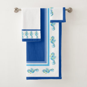 Bath Towel Set Seaside Royal Multi Colour