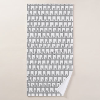 Bath Towel with Unique  Cross Design