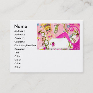 Bath tub mermaid , Name, Address 1, Add... Business Card