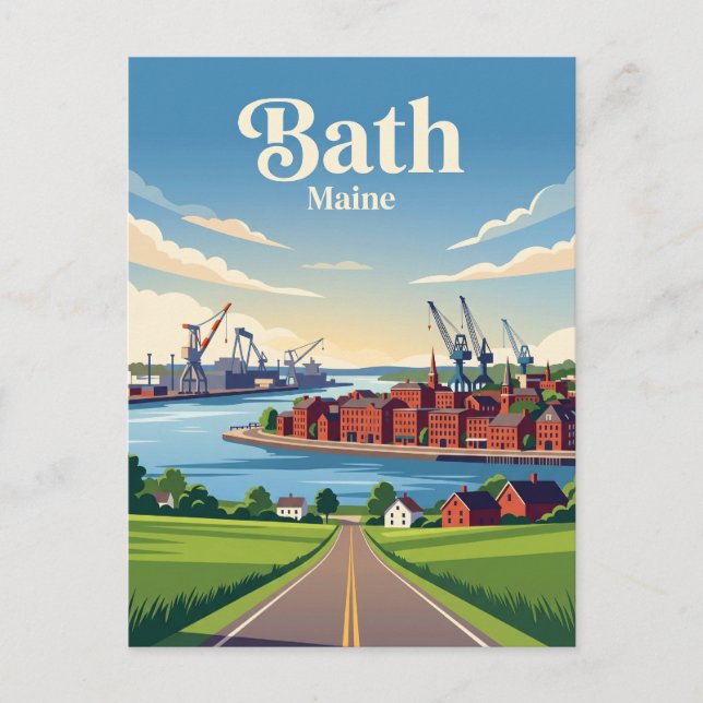 Bath USA Postcard (Front)