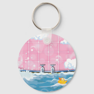 Bath Yellow Duck Key Ring