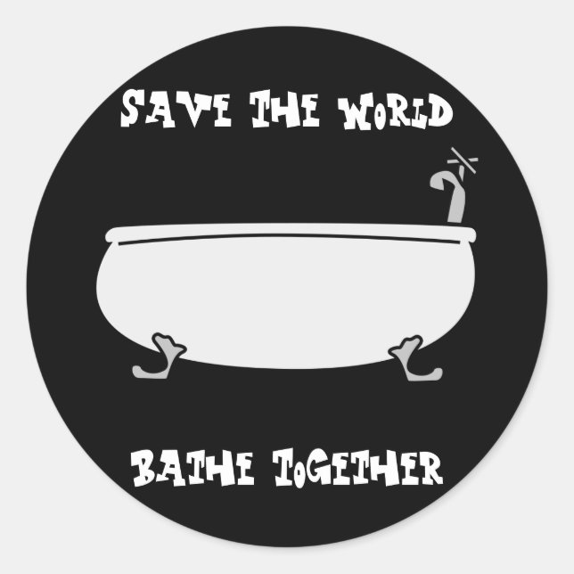 Bathe Together Sticker (Front)