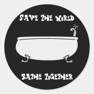 Bathe Together Sticker