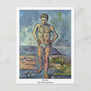 Bather By Paul Cezanne Postcard