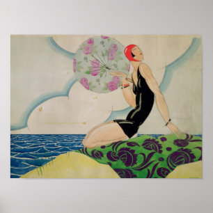 Bather, c.1925 poster