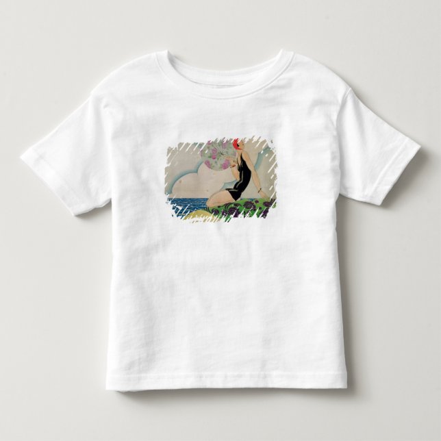 Bather, c.1925 toddler T-Shirt (Front)