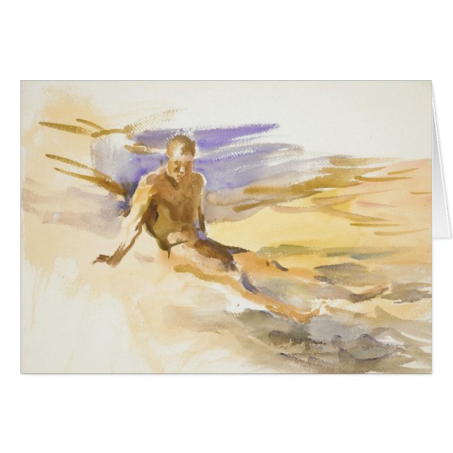 Bather in Florida, 1917 (Front Horizontal)