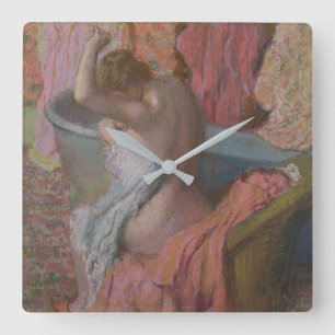 Bather Square Wall Clock