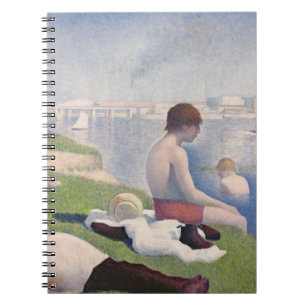 Bathers at Asnières, 1884 (oil on canvas) Notebook
