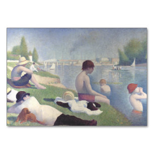 Bathers at Asnières by Georges Pierre Seurat Table Number